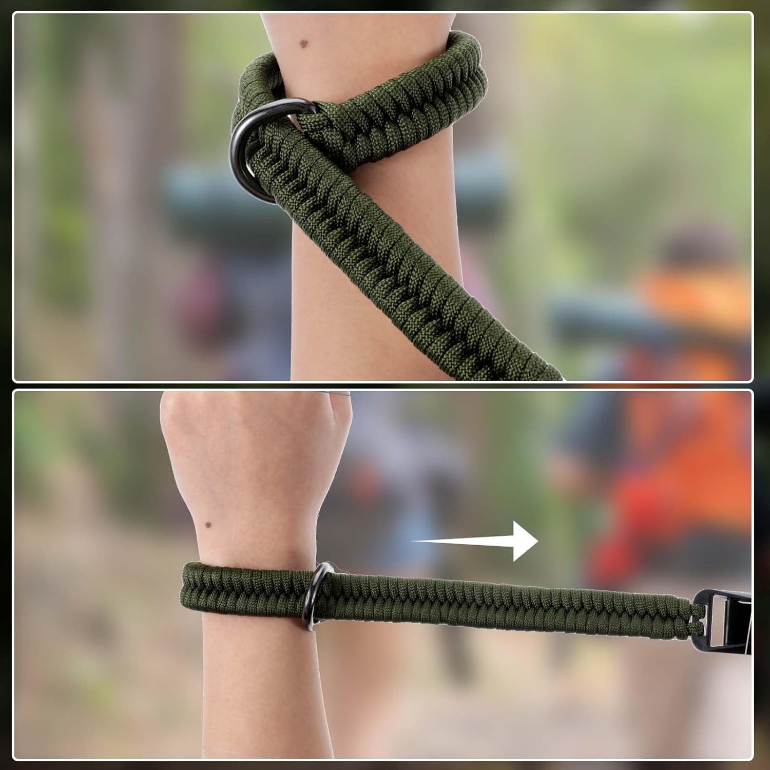 Camera Wrist Strap for SLR Digital Cameras Camcorders, Quick Release Braided... 
