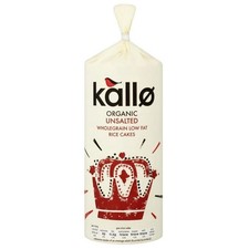 Gâteaux de riz au sel bio Kallo en tranche épaisse sans ajout - 130 g
