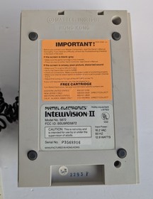 Vintage Intellivision II Console & Games