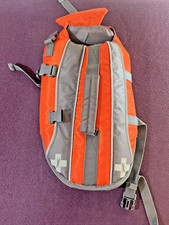 Life Jacket Dogs 55-85 Pounds Large Orange Reflective Top Paw