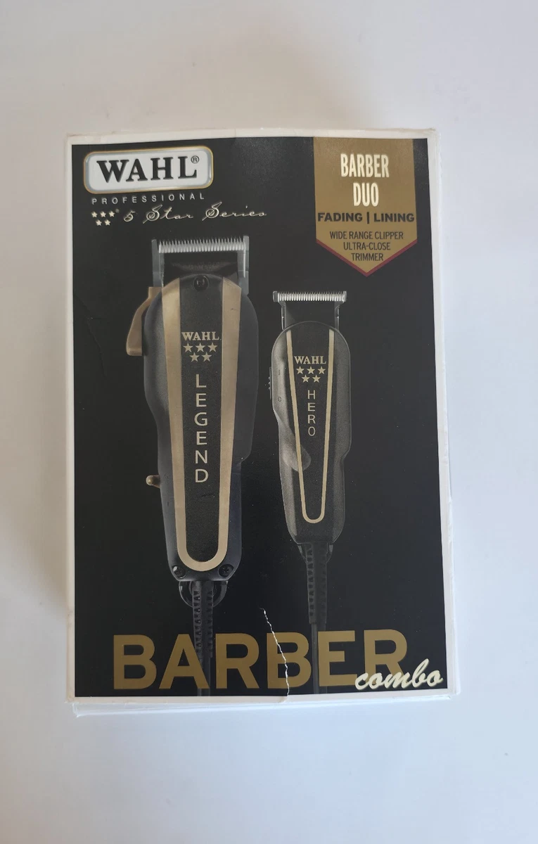 Wahl Barber Duo Legend Hero Clipper Trimmer Black/Gold | eBay