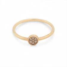 ete diamond Ring K10(YG) 0.8g 0.02