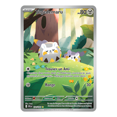 Togedemaru 104/094   Pokemon Karte ME02 Geisterflammen ME2 NM TCG