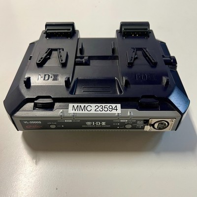 IDX VL-2000S 2-Channel Simultaneous V-Mount Quick Charger & 100W DC Power Supply