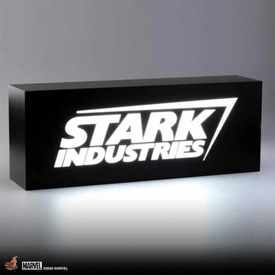 Marvel MCU Iron Man Stark Industries Hot Toys Leuchtkasten Wand-/Schreibtischlampe