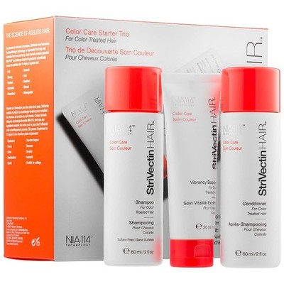 Strivectin Haarfarbe Pflege Starter Trio, Shampoo/Conditioner/Vibrancy Booster