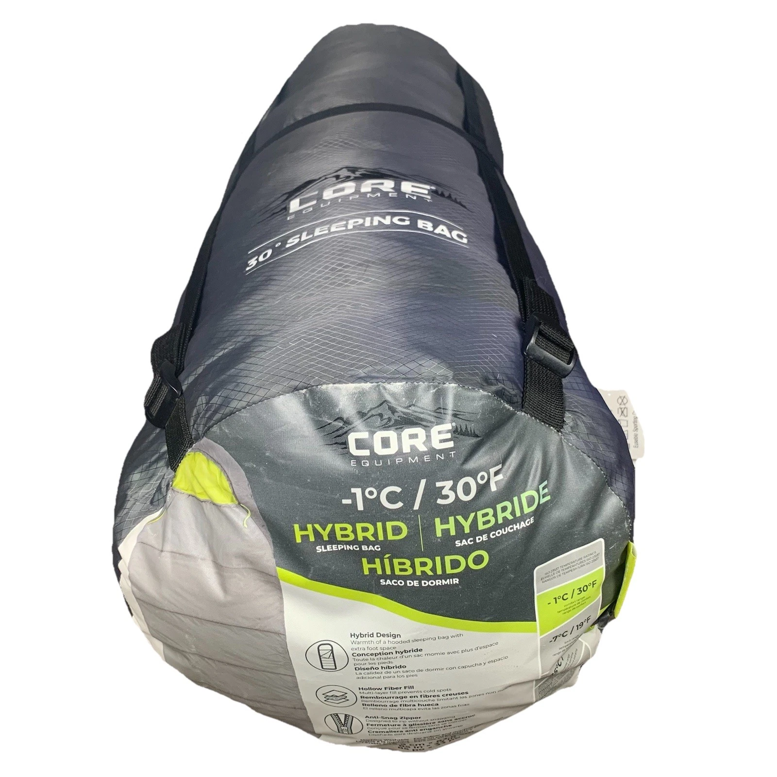 Core Equipment Hybrid Sleeping Bag 30° F (-1° C) USED ONCE!