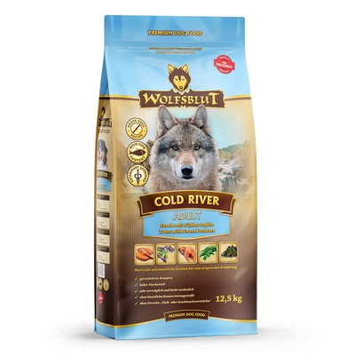 Wolfsblut Adult Cold River - Forelle und Süßkartoffel Trockenfutter 12,5 kg