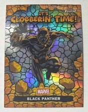 Black Panther 2026 Topps Finest Fantastic Four 65th Ann. #CT-02 Clobberin' Time