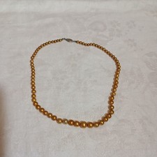 estate necklace. I am not a jeweler. so this is being sold as costume jewelry.