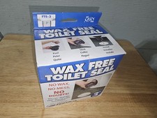 New Fernco 3โ Wax Free Toilet Seal Peel Stick Install Made In USA No Mess