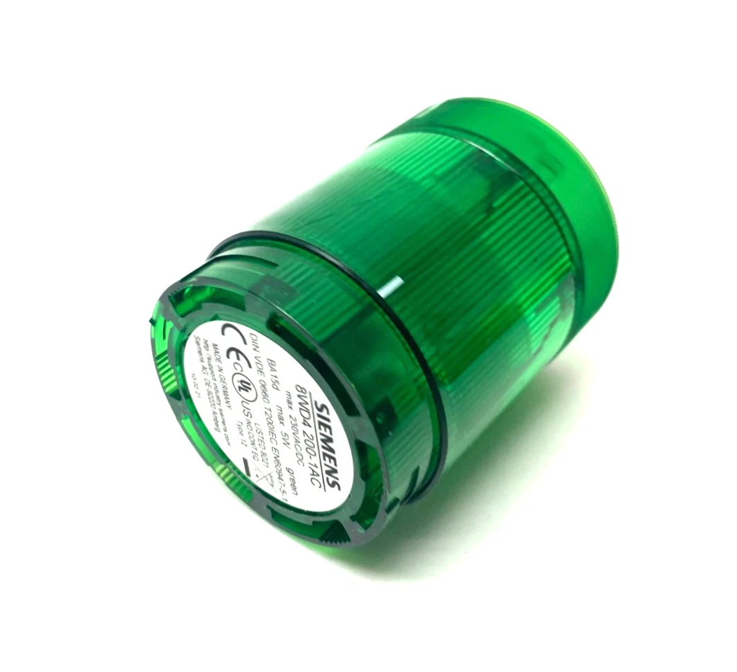 Siemens 8WD4 420-5AC Lampada Faro Verde, Nuova In Scatola