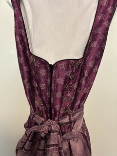 Trachten German Original Dirndl Dress Size 50 52 Burgundy Classic