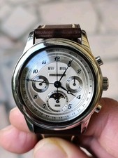 Vintage Valjoux 88 chronograph Jorg Schauer watch. Unique Piece