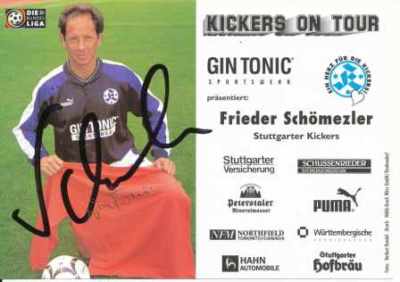 AK 2932 Frieder Schömezler SV Stuttgarter Kickers 97/98