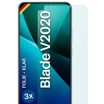 3x Schutzfolie für ZTE Blade V2020 Displayschutz Handyfolie flexibel kein Glas