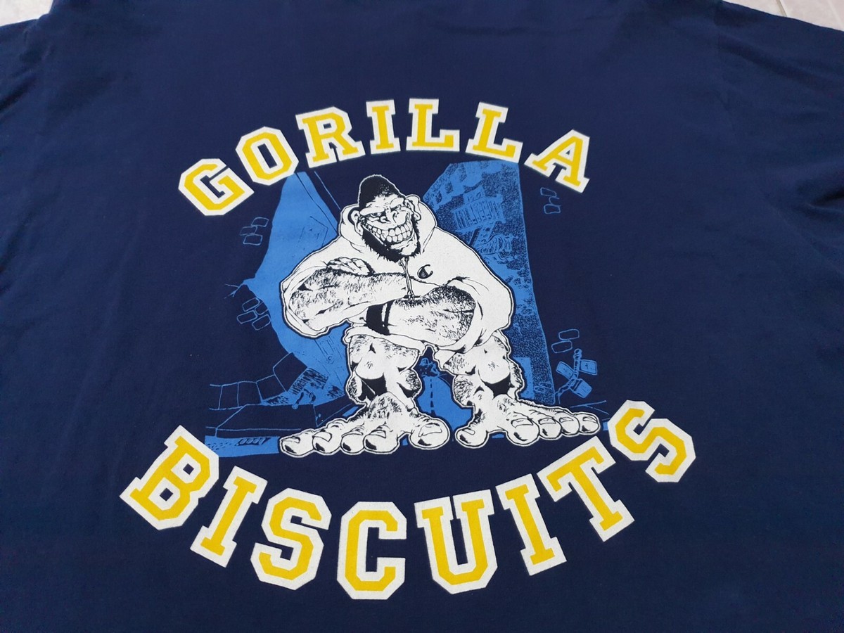 Rare GORILLA BISCUITS Hold Your Ground New York City Hardcore Band T shirt XL