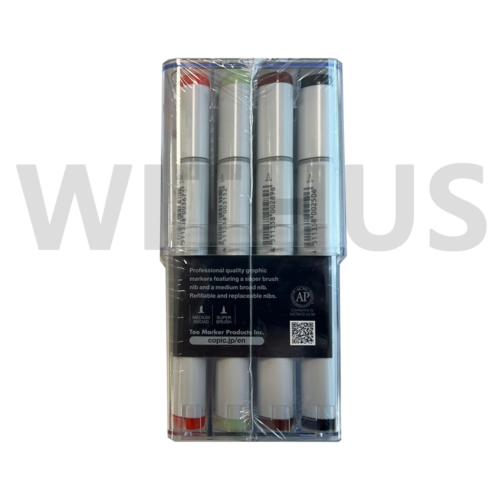 Copic Marker 72 Piece Sketch Set A (Twin Tipped) - Artist Markers Anime Comic