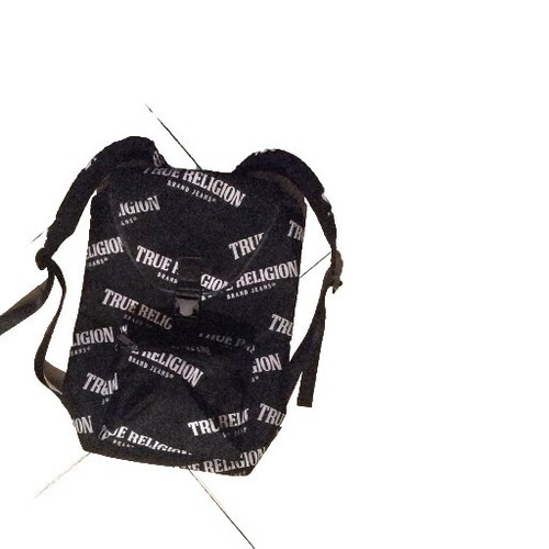 True Religion Black & White Logo Backpack - Picture 9 of 9