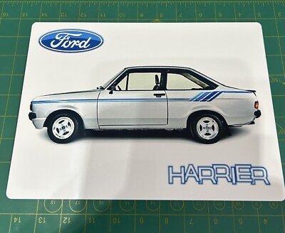 Ford MK2 Escort Harrier Metall, Blechschild A4 Größe, Retro, Garage, alter Skool Ford