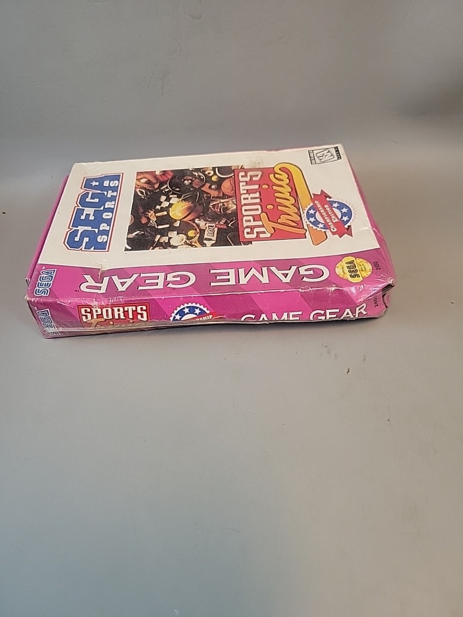 SEGA - GG★SPORTS Trivia CHAMPIONSHIP EDITION Sports Trivia: Championship Edition (Sega Game Gear, 1995
