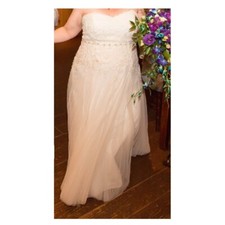 Melissa Sweet Wedding Dress from David's Bridal, fits sizes 16-24