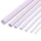 250mm ABS Round Hollow Tube 2mm-8mm Styrene Plastic Pipe DIY Model Crafts White