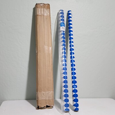 2 Oktoberfest Bavarian Blue Tablecloth Roll, Plastic 40'' x 100'