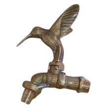 Rubinetto da giardino in ottone decorazione giardino elegante vintage acqua c...