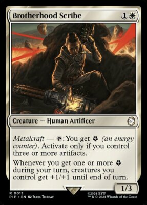 x1 Brotherhood Scribe R MTG Universes Beyond: Fallout M/NM, English