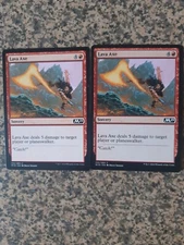 MTG 2 x Lava Axe - core set 2019