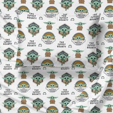 NEW DISNEY STAR WARS THE MANDALORIAN GROGU "THE CHILD" BABY YODA QUEEN SHEET SET