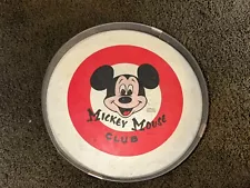 VINTAGE NOBLE COOLEY WALT DISNEY MICKEY MOUSE CLUB METAL DRUM