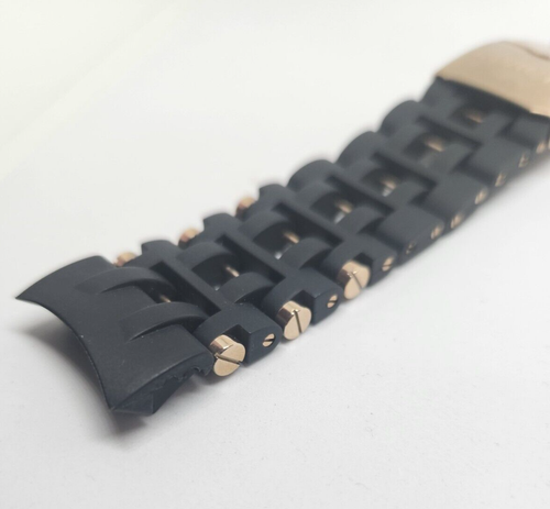 Invicta Sea Spider Rose Gold Plated Stainless Steel Black Rubber Watch Bracelet - 第 2/3 張圖片