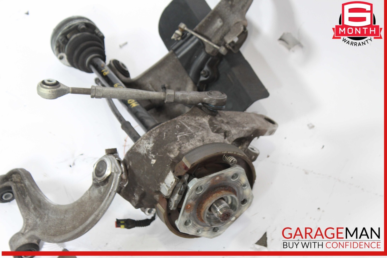 03-10 Maserati GranTurismo S M145 Rear Left Side Spindle Knuckle Hub OEM