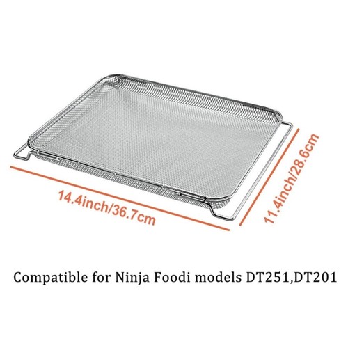 Oven Baking Rack Air Fryers Basket Iron Plating Grill Meshes Basket - Picture 5 of 5