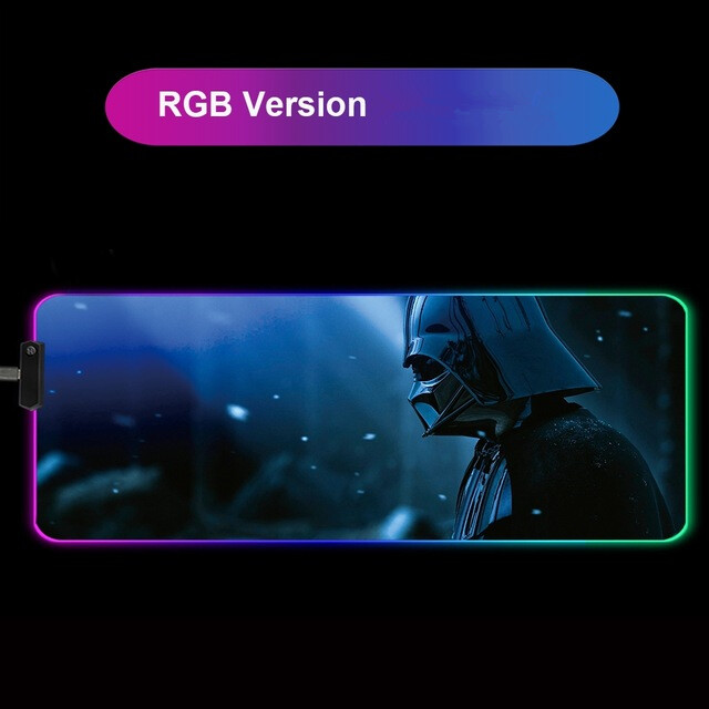 Large RGB LED Gaming Mouse Pad Desk Mat with Keyboard Compatibility for Gamers