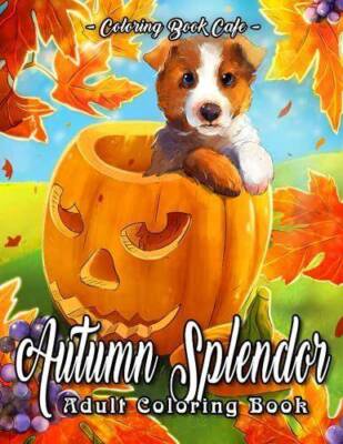 Autumn Splendor Coloring Book: An Adult Coloring Book Featuring Fun and Relaxing