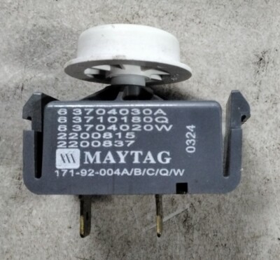 Maytag Dryer Switch Part # 6 3704030a | 6 3710180q | 6