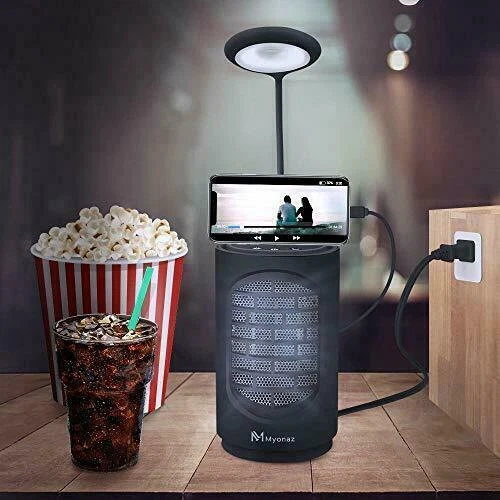 MYONAZ Mini Ceramic Space Heater 500W Personal Heater with LED Light Fast  Charge | eBay