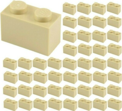 ☀️Lego x50 TAN 1x2 Bricks building blocks Part Pieces Bulk Lot Legos #3004 