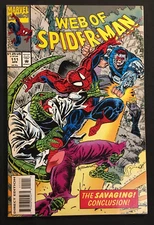 WEB OF SPIDERMAN 111 LIZARD MARY JANE Vol 1 MARVEL SCARLET SPIDER WARRANT Marvel