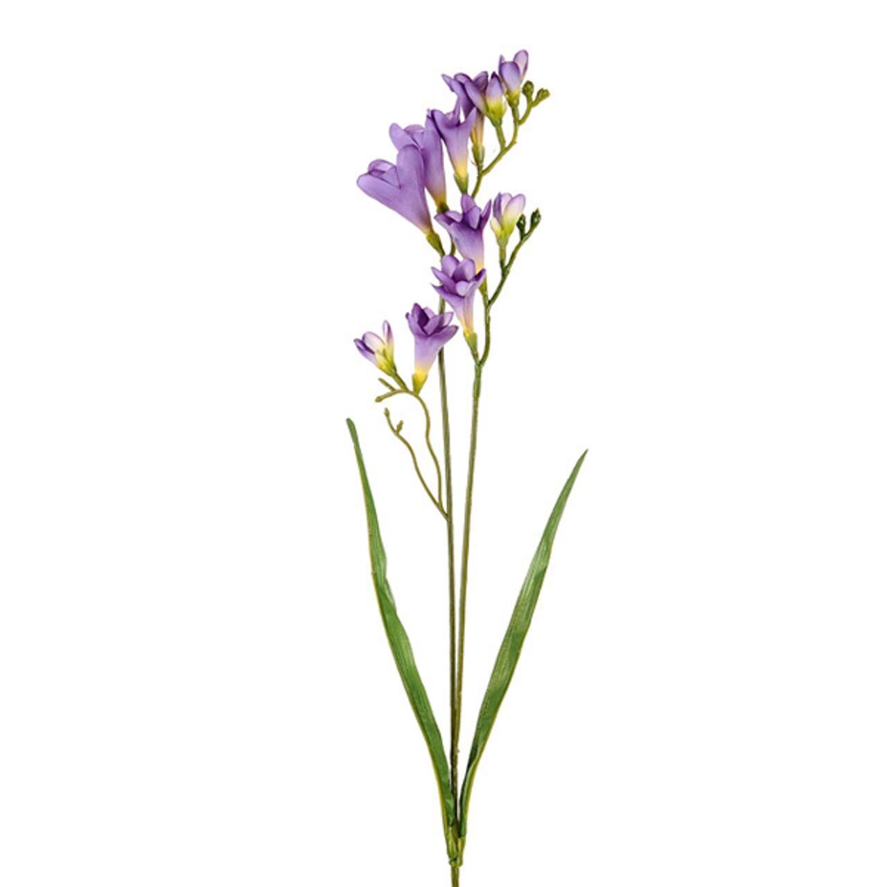 Freesia Spray Artificial Flower Purple 6 Stems 69cm/27 Inches