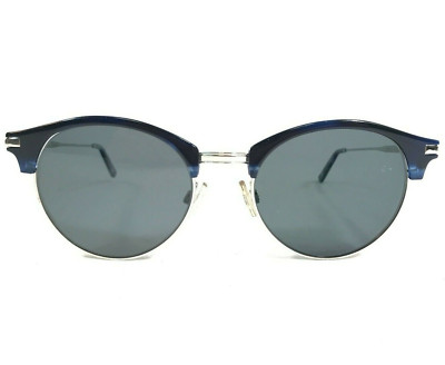 Jimmy Fairly Sunglasses Frames C22 T2 Dark Blue Silver Round 50-20-145