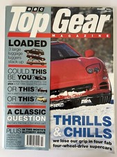 BBC Top Gear Magazine Thrills & Chills our Wheel-Drive Supercars March 1995