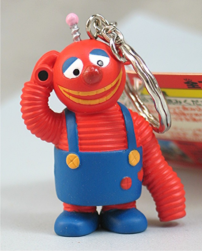 Vintage Robopar Vinyl Japanese Robocon Character Sofubi Key Chain