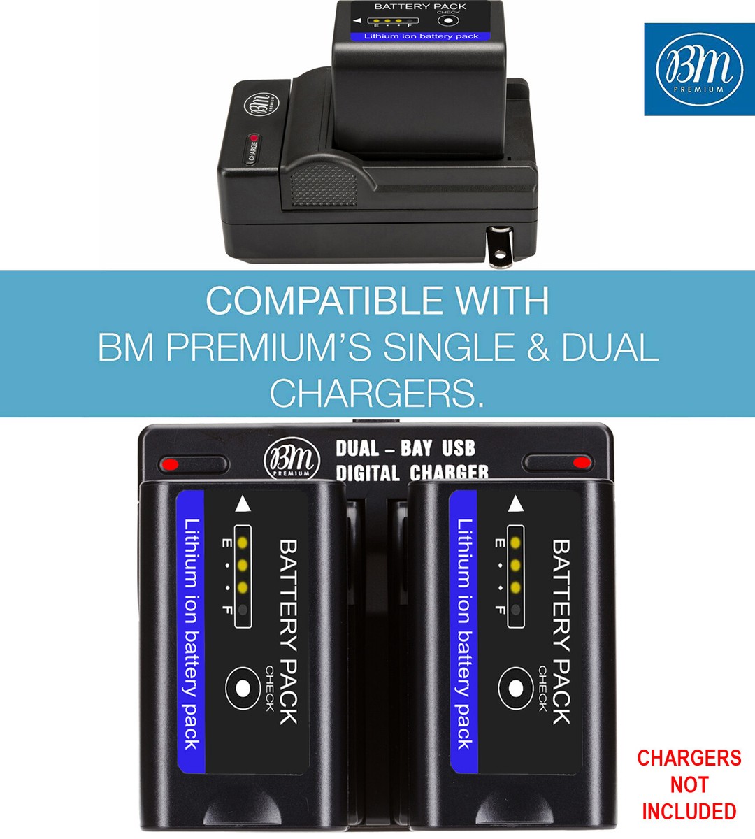 BM 2 Pack of BP-A60 Batteries for Canon C300 III, EOS C500 BM 2 Pack of BP-A60 Batteries for Canon C300 III, EOS C500