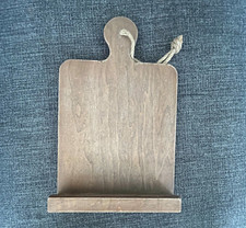 Wooden Cook Book Stand Recipe Tablet Stand Handmade Recipe Book Holder 15x9