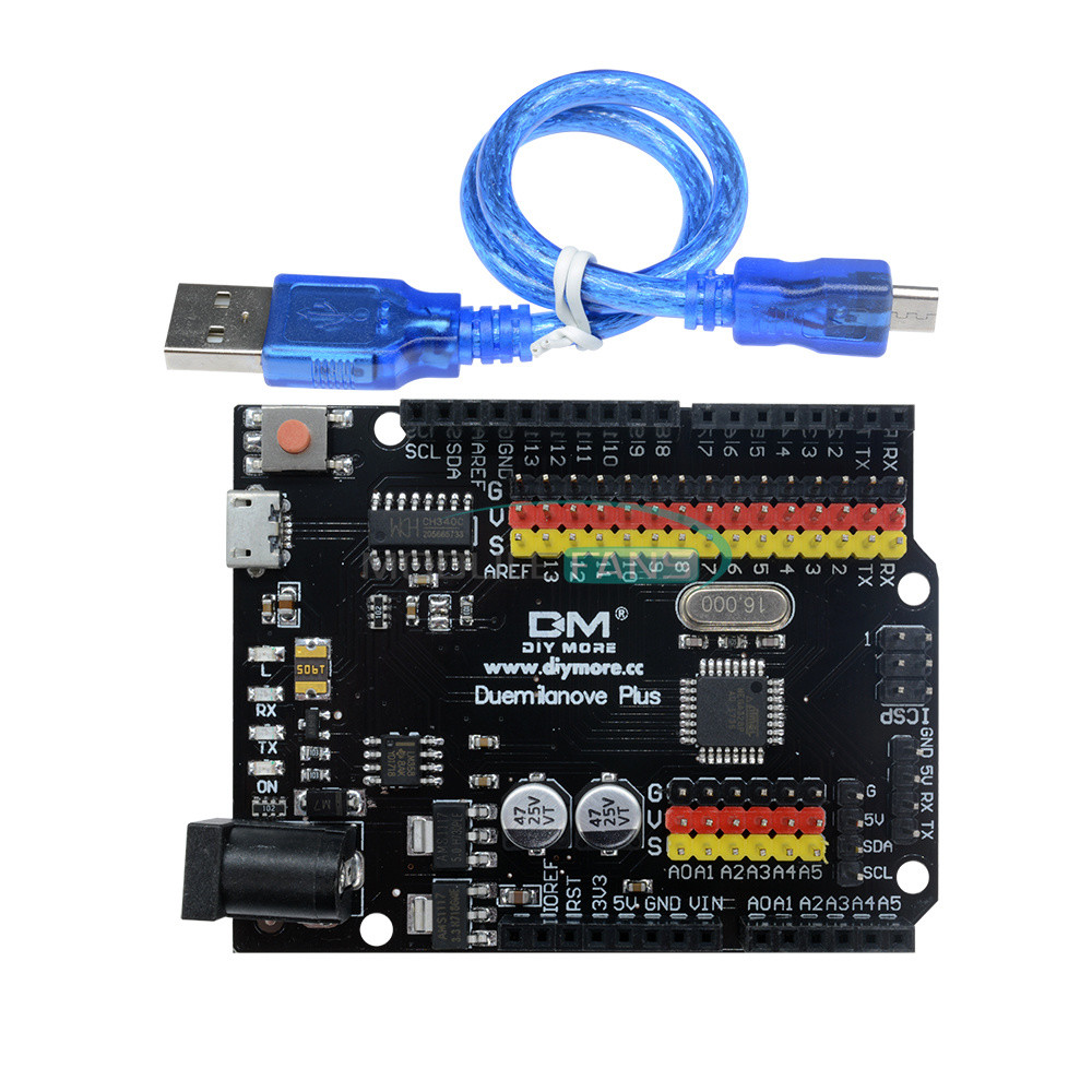 Microcontrolador ATmega328P-PU De 2 Piezas, 8 Bits, Con
