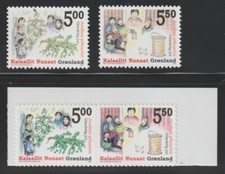 Greenland    2004   Sc # 439-42   Christmas   MNH   OG